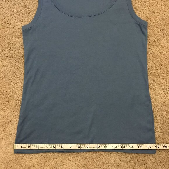 Northern Reflections Sky Blue Cotton Tank Top - Picture 9 of 10